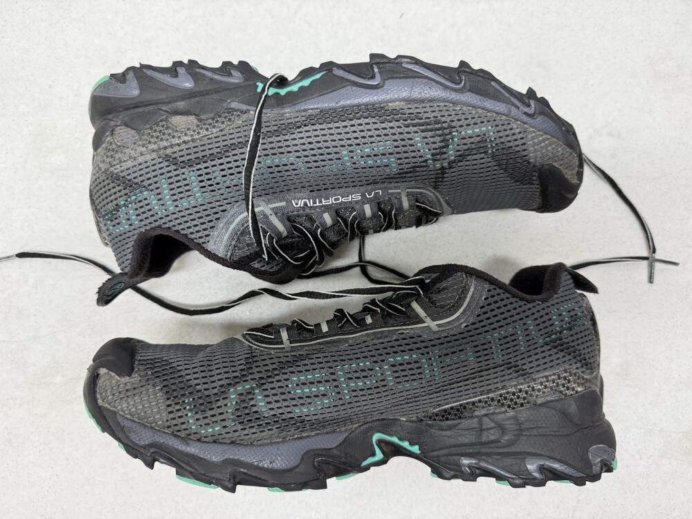 La Sportiva Wildcat 2.0 GTX Womens Mountain Running Shoe Black Teal Size 10